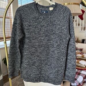 Levi's Made & Crafted Wool and Cashmere Men's Blue and White Sweater